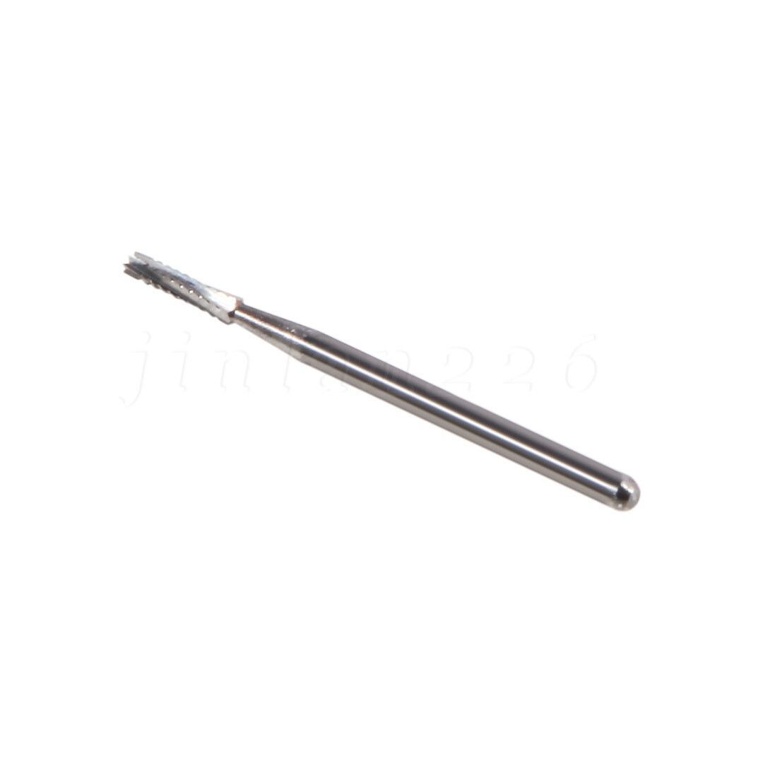 50pcs Dental Surgical Burs Carbide Bur FGOS 557 Straight Fissure FG SURG 25mm