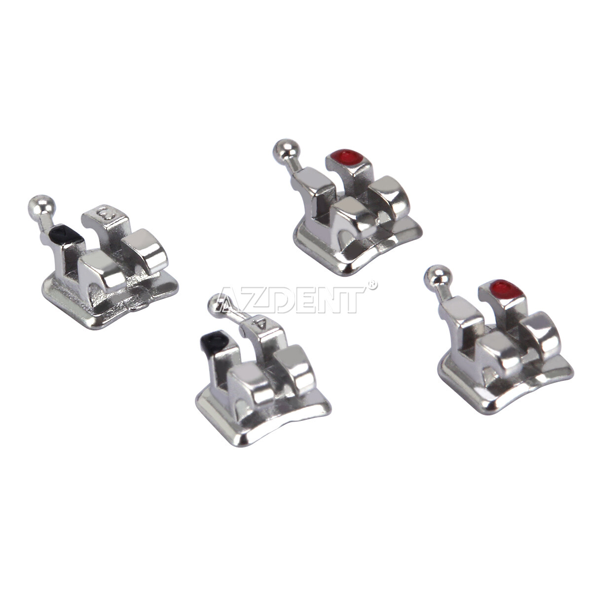AZDENT Dental Orthodontic C3 MIM Bracket Braces Mini Roth MBT .022 Hooks 345