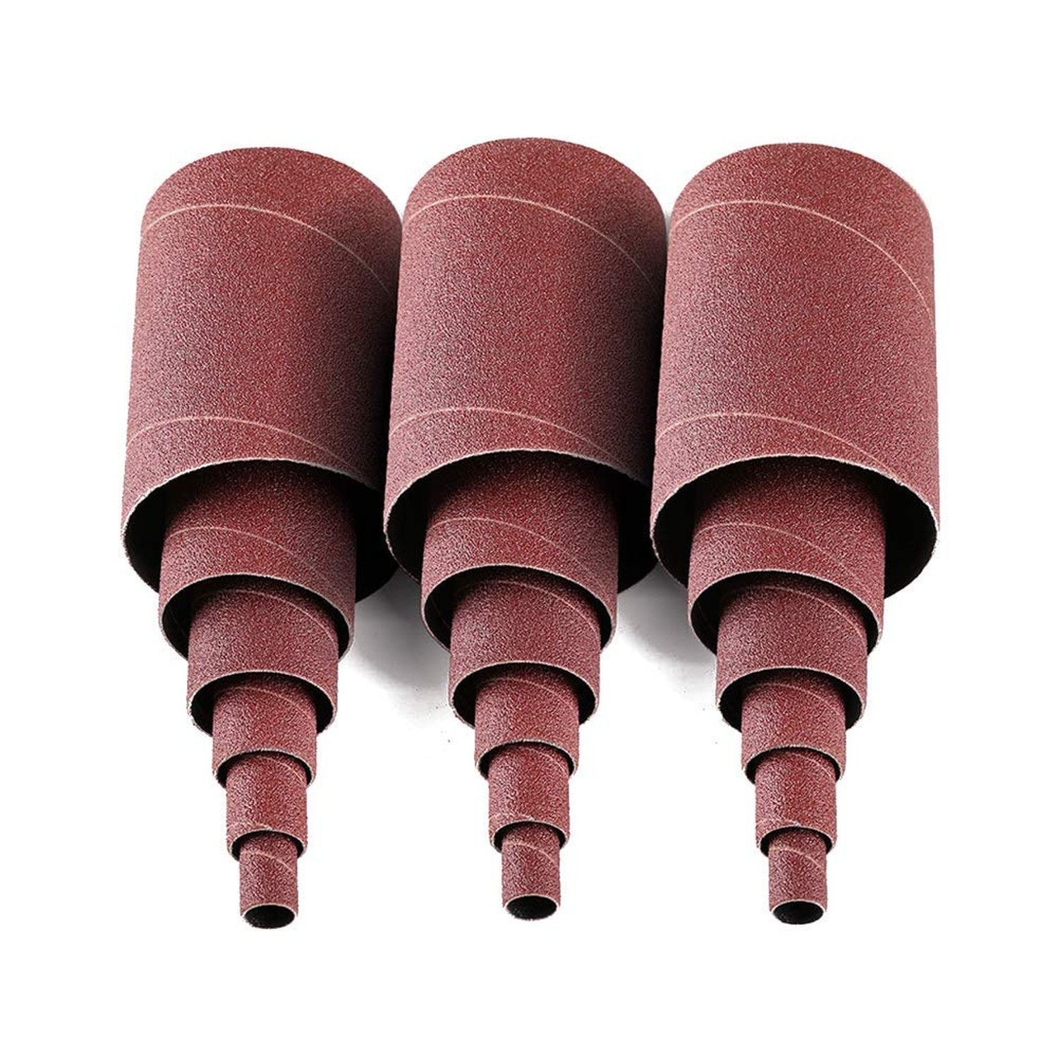 Aluminum Oxide Spindle Sanding Sleeves, 4.5 Inch Length 80/120/240 Assorted G…