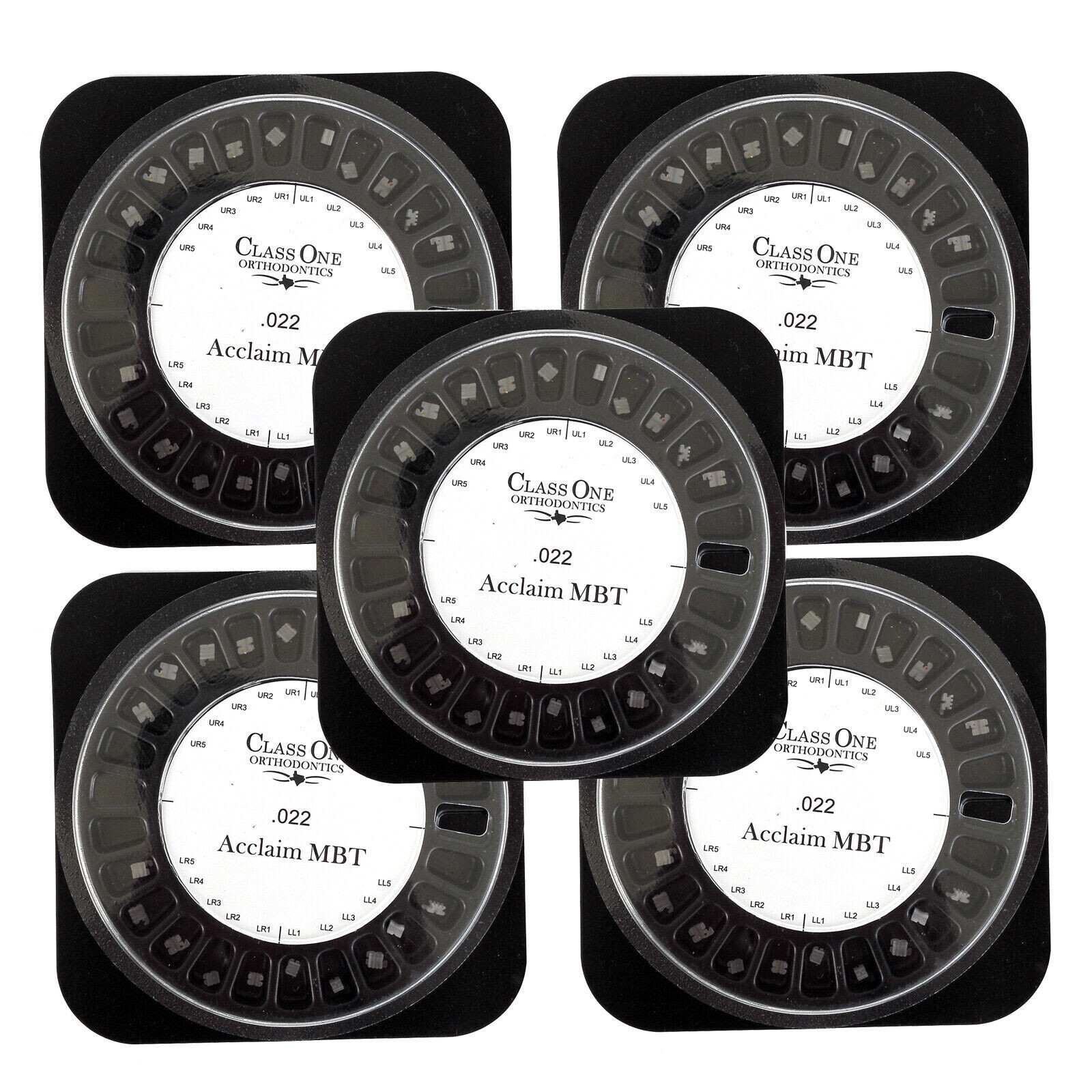 Dental Orthodontic Ceramic Bracket Mini Braces Roth/Edgewise With Hooks 0.022