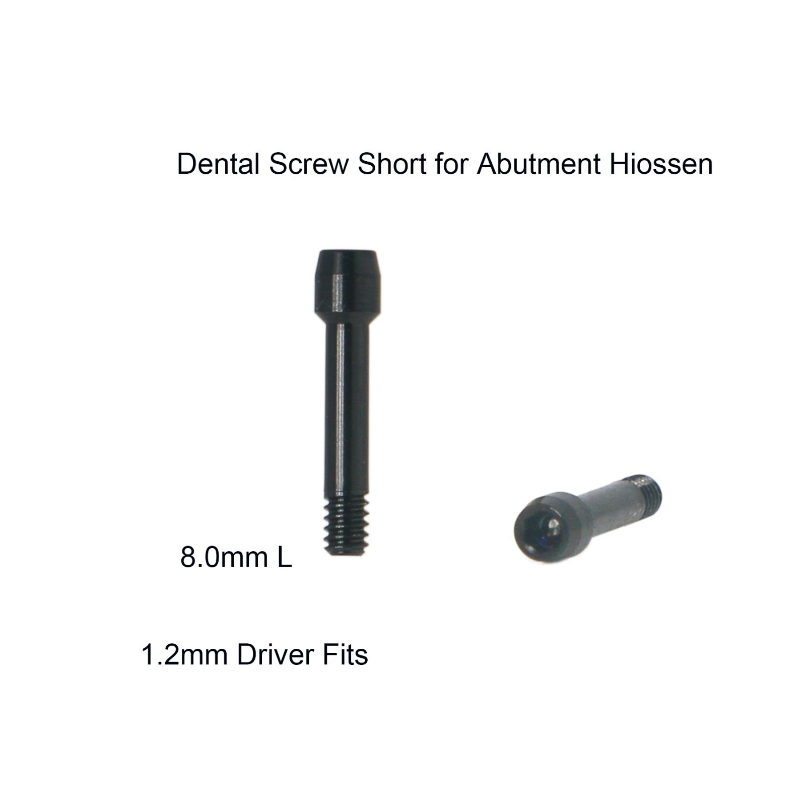 5Pcs US Dental Straight Abutment Ti Hex Hiossen Mini conical replica screw 1-5mm
