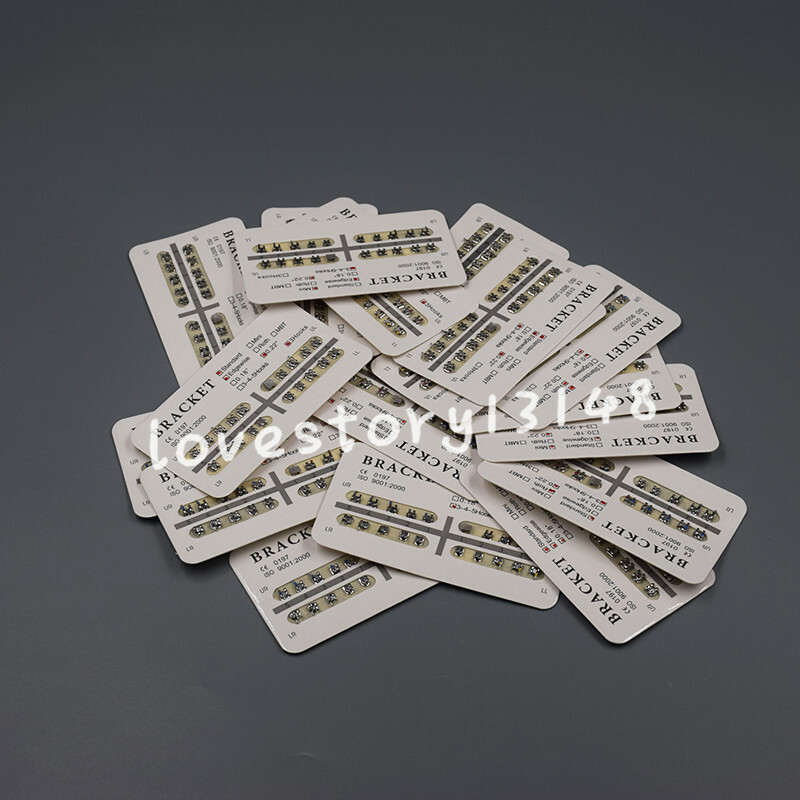 10/20/50 Packs Mini/Standard 018/022 Slot Dental Orthodontic Separable Brackets