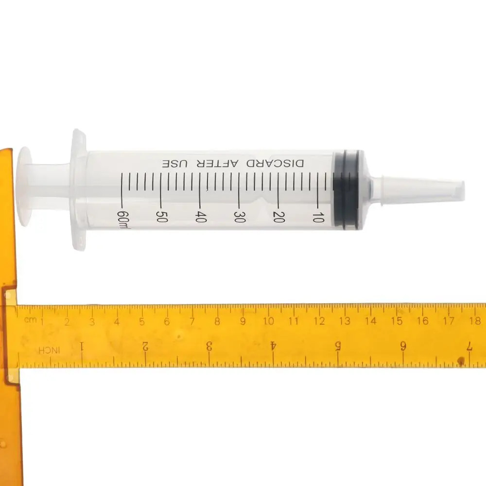 4 Pack 20Ml 60Ml Large Capacity Syringe Syringes Pump Plastic Syringe Measuring