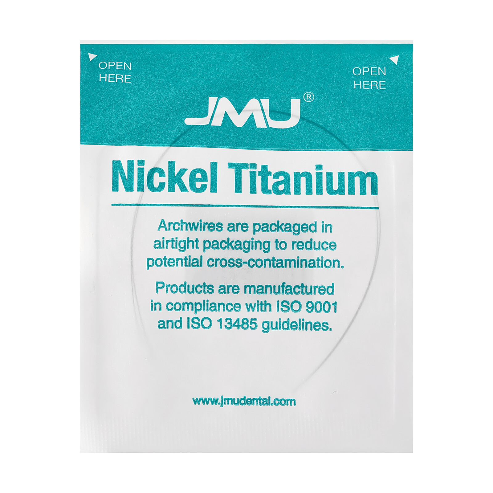 JMU Orthodontic NiTi Archwire Reverse Curve Nickel Round/Rectangular Full Size