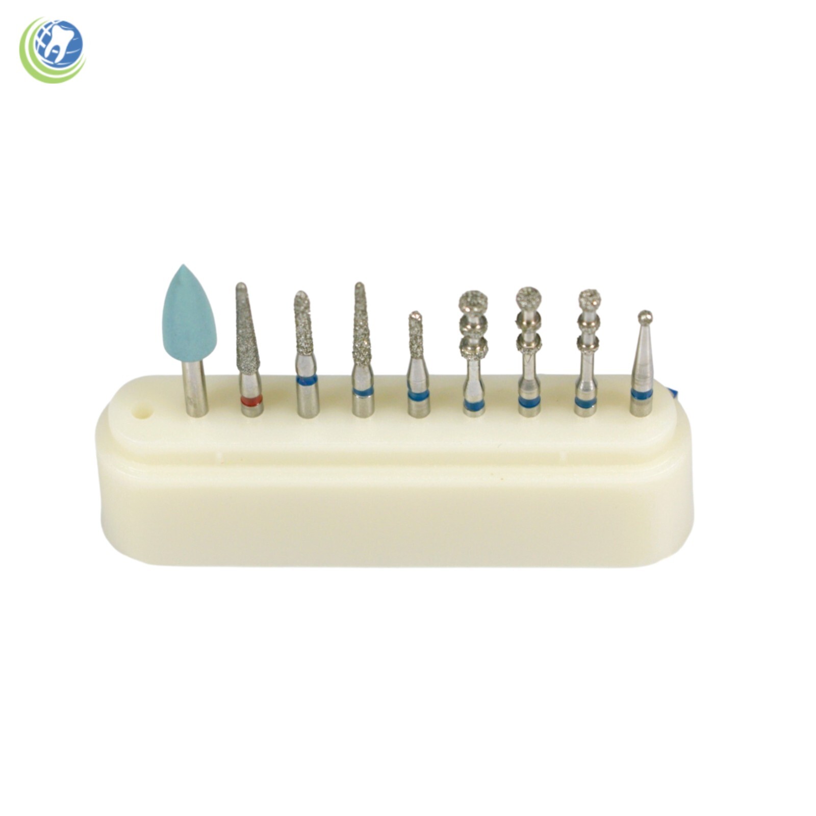 Dental Porcelain Veneers Preparation Polishing FG Diamond Burs Kit Set of 9