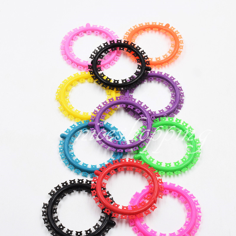 1000X Dental Orthodontic Cartoon Ligature Ties Kitty Ties Multi-colored 1 Pack