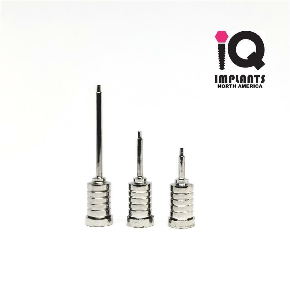 IQ Implants™ USA Hand Hex Drivers 1.25mm (0.05″), 4pcs Kit with Carrier Box