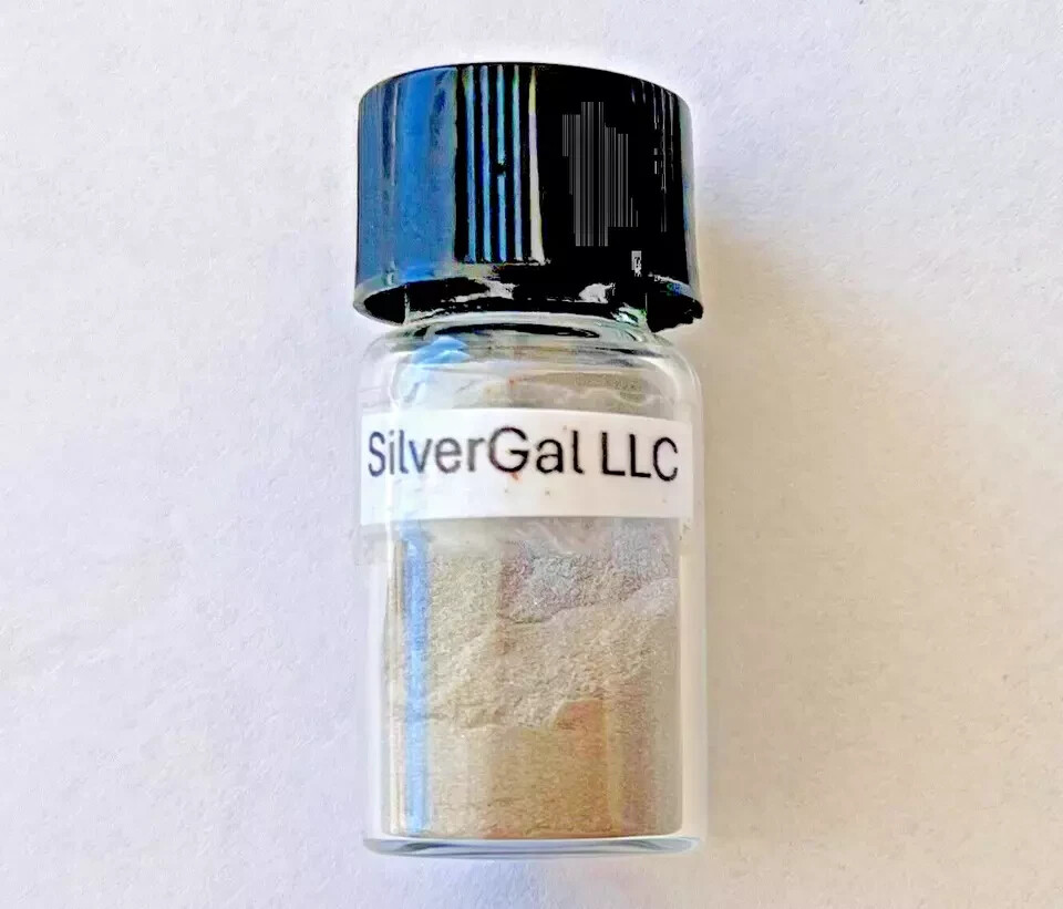 Silver 10 g ULTRA FINE .999 (nano-75μm) metal dust micron size colloidal gram