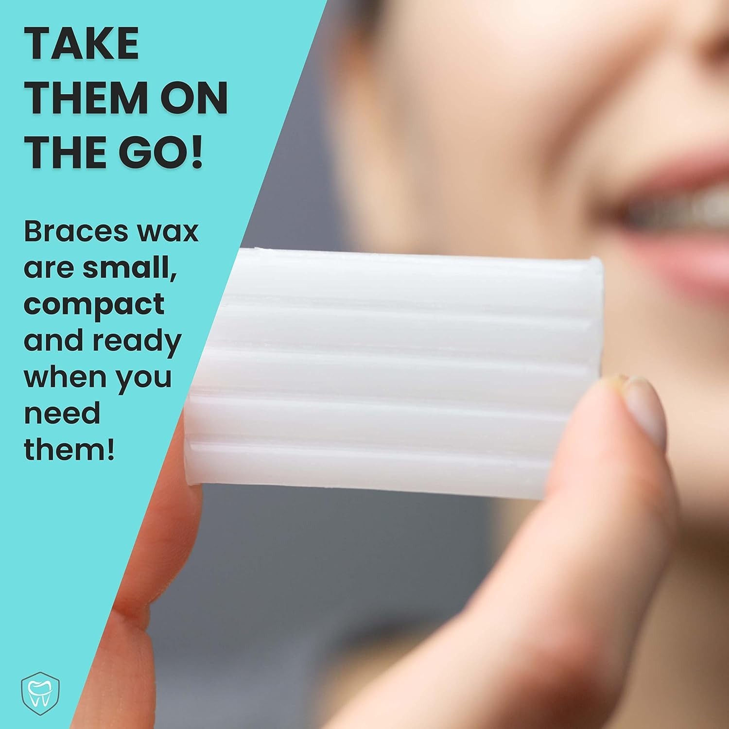 Organic Braces Wax for Comfort – 50 Easy Apply Multicolor Orthodontic Strips