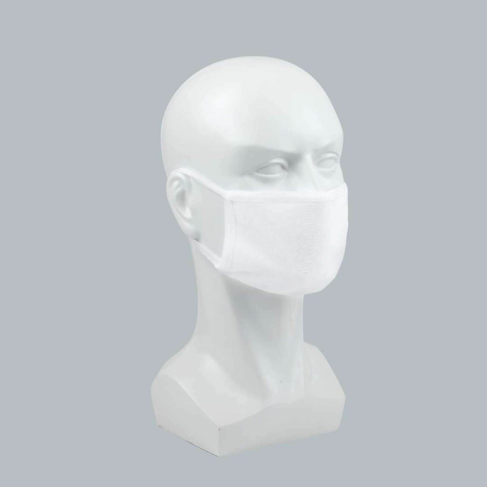 30 FACE MASKS White 3 Layers Breathable Earloop Extra Soft Cotton Gear Wholesale
