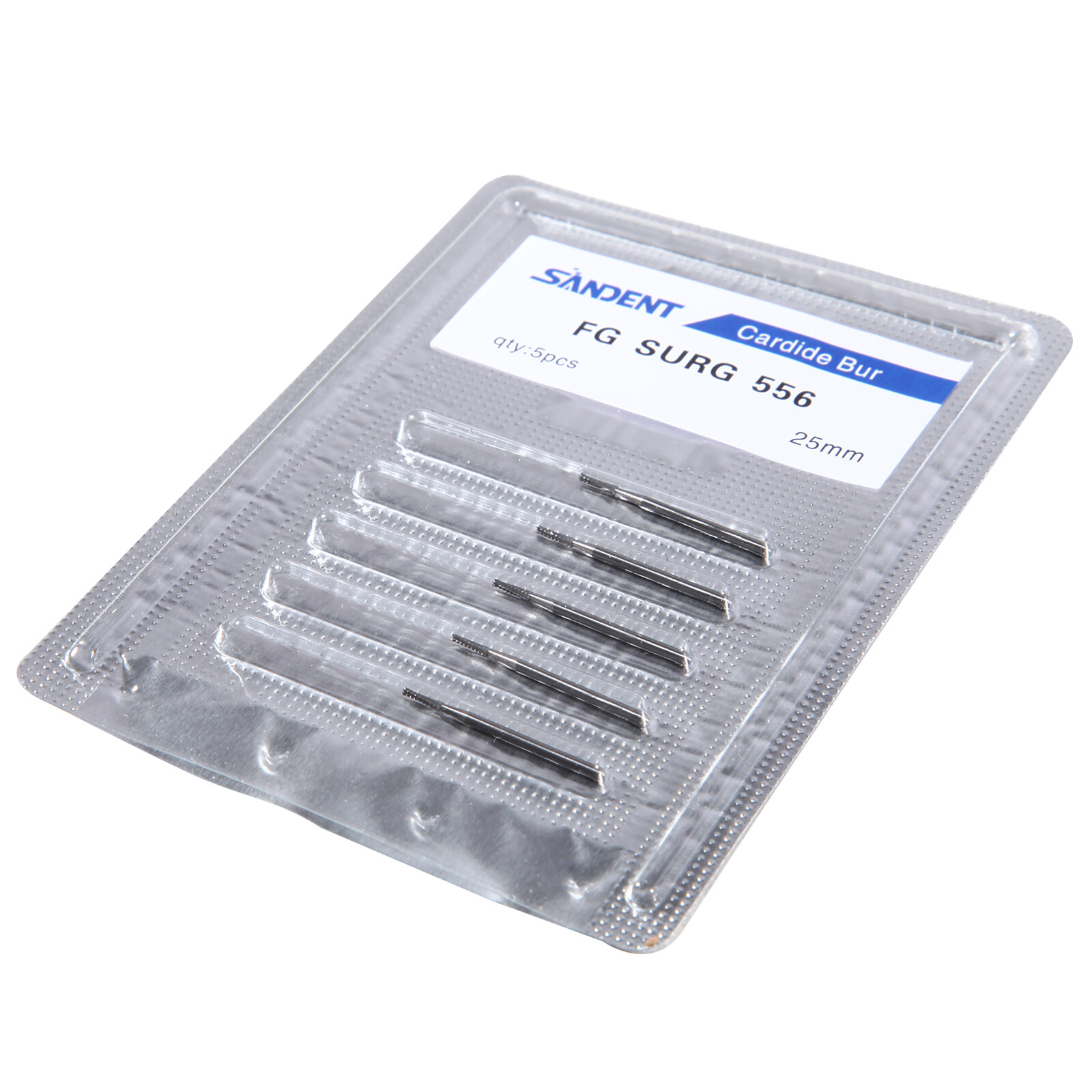 Dental Surgical Length Bur Tungsten Carbide 25mm FG SURG 556 straight fissure DL