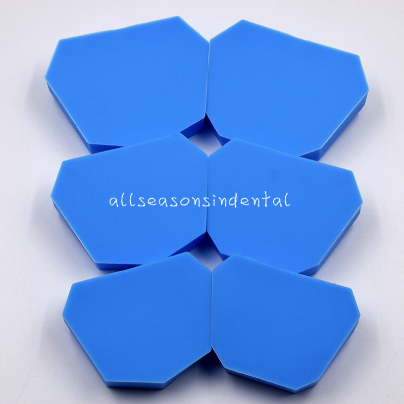 1 Set /6Pcs Dental Lab Teeth Model Former Base Mold With Notches Impression Tray