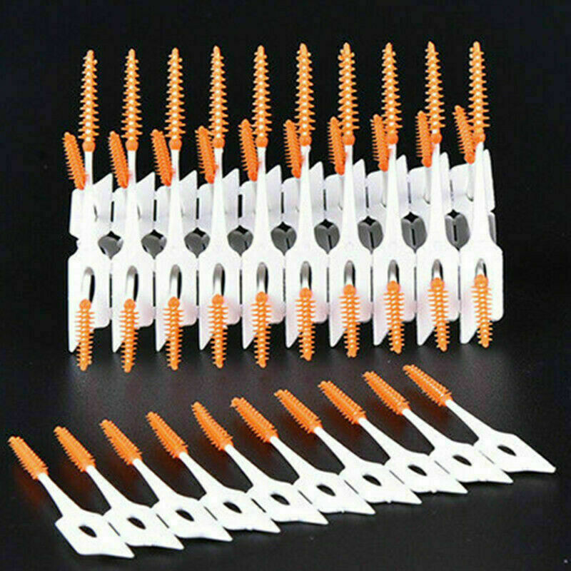 Dental Oral Interdental Teeth Soft Care Tool Cleaning Rubber Floss Gum Brush Kit