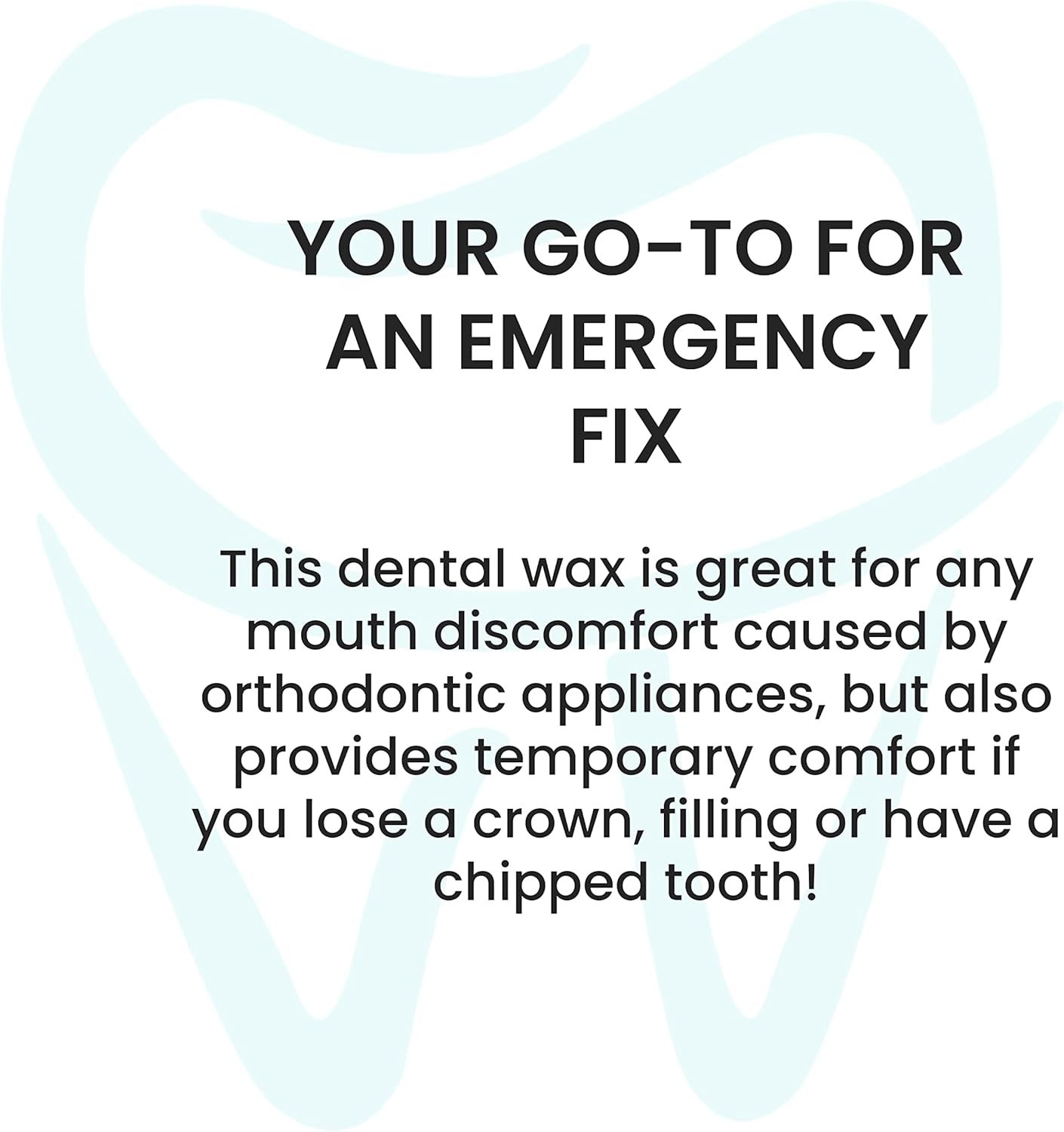 Organic Braces Wax for Comfort – 50 Easy Apply Multicolor Orthodontic Strips