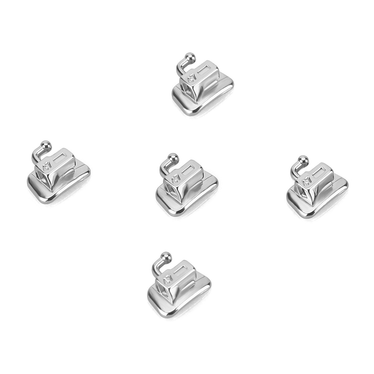 AZDENT Dental Orthodontic 2nd Molar Bondable Non-Conver MBT 022 Buccal Tube