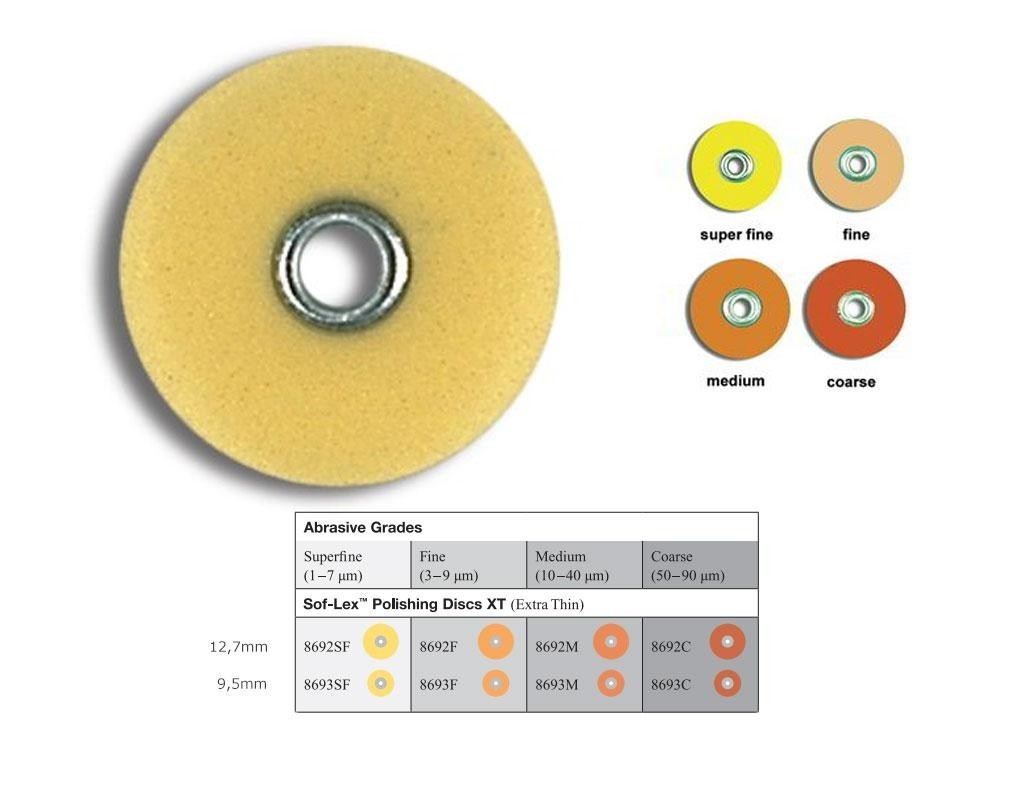Dental 3M ESPE Sof-Lex soflex Contouring Polishing 240 Discs Kit 2380