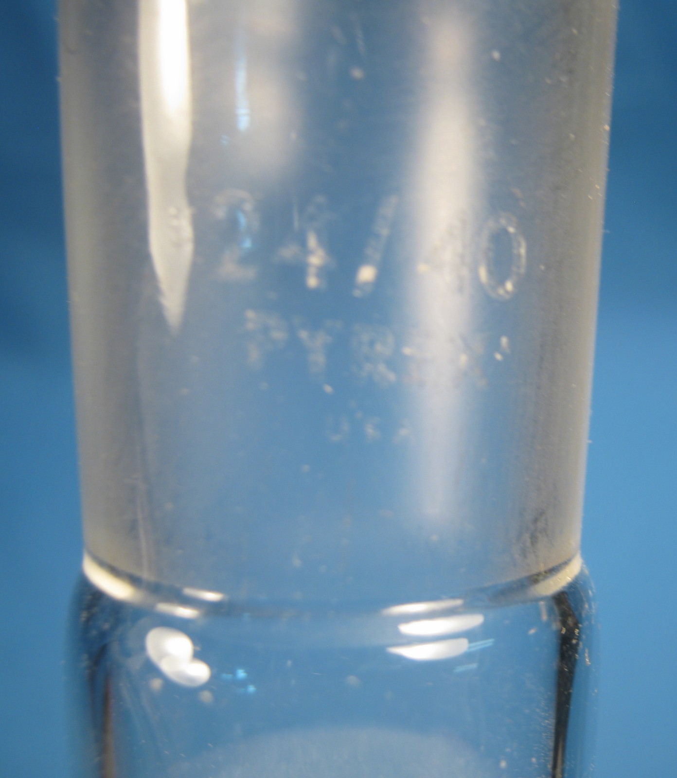 PYREX FRITTED BUMP TRAP “C” 24/40 FREE SHIPPING 70