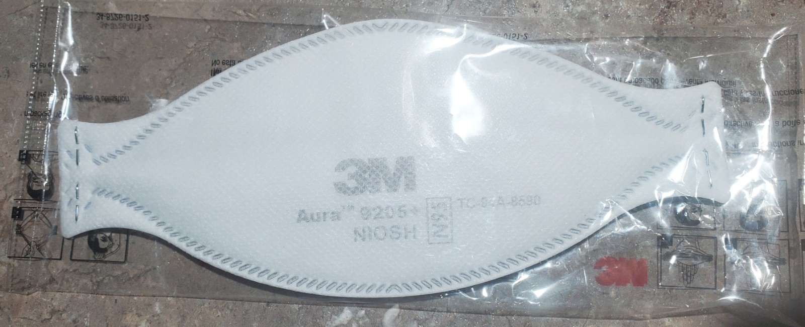 3M Aura 9205 N 95 Particulate Respirator Face Mask – White (20 Pack)