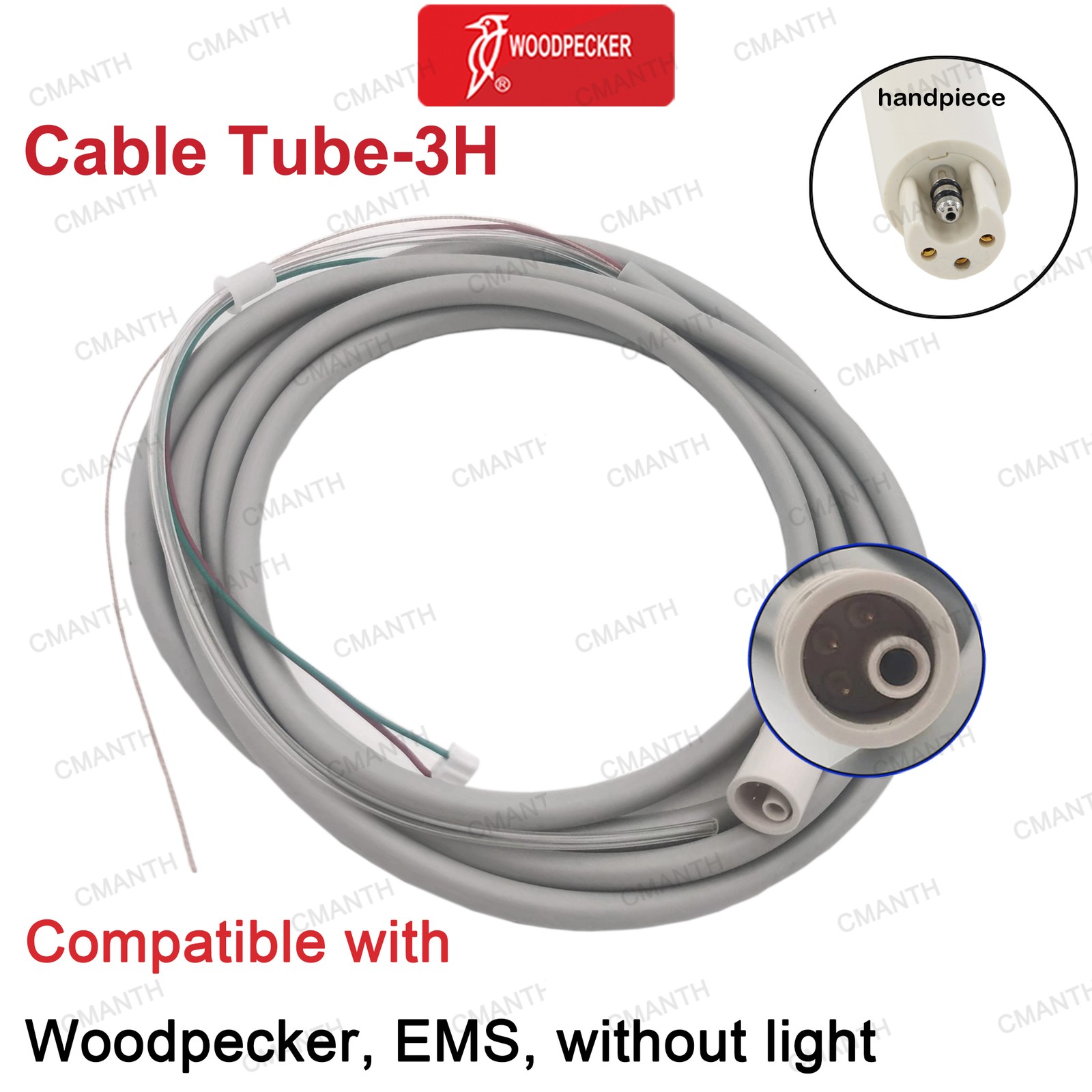 Woodpecker DTE Dental Ultrasonic Piezo Scaler Tips Cable Tube Detachable EMS NSK