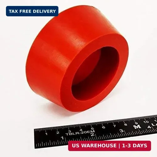 3.25″ x 4.00″ Silicone Rubber Plug HTP15 1 Pack | Hollow Tapered Stopper, For Po