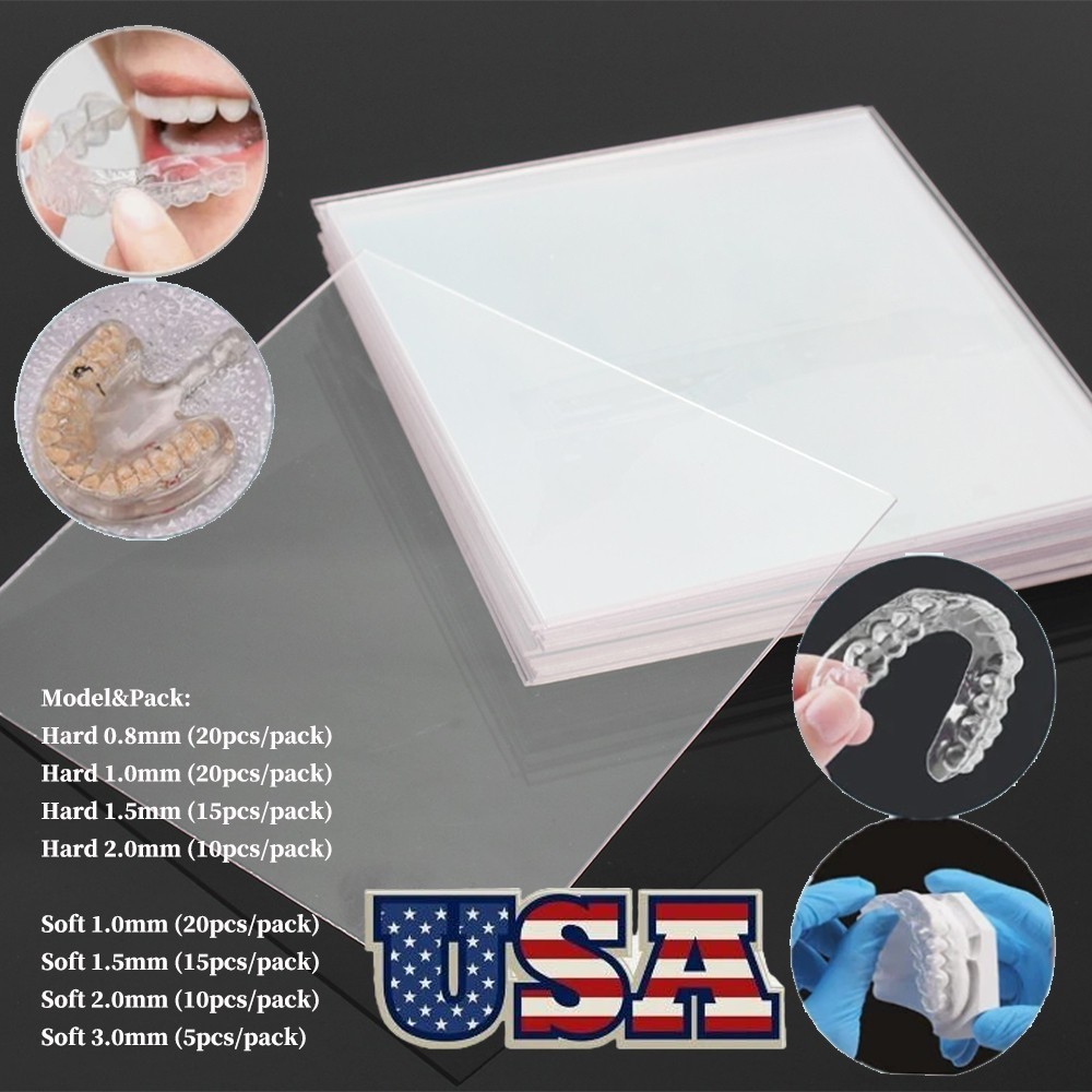 Dental Ortho Splint Retainer Vacuum Forming Soft/Hard Thermoforming Materials