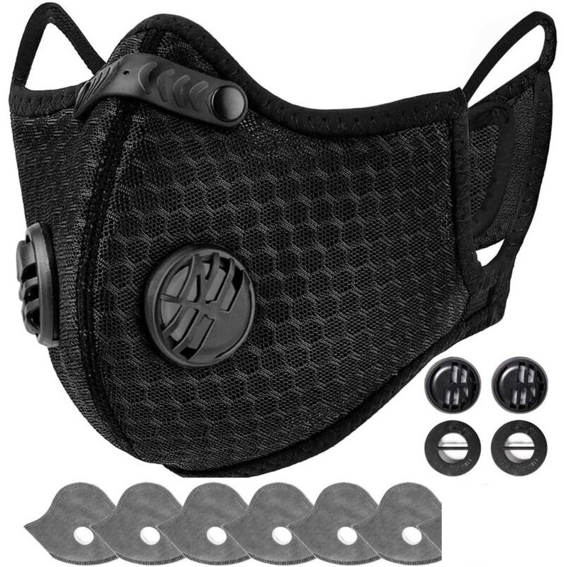 Washable Reusable Half Face Shield Respirator Dust Mask Anti Pollution Facepiece