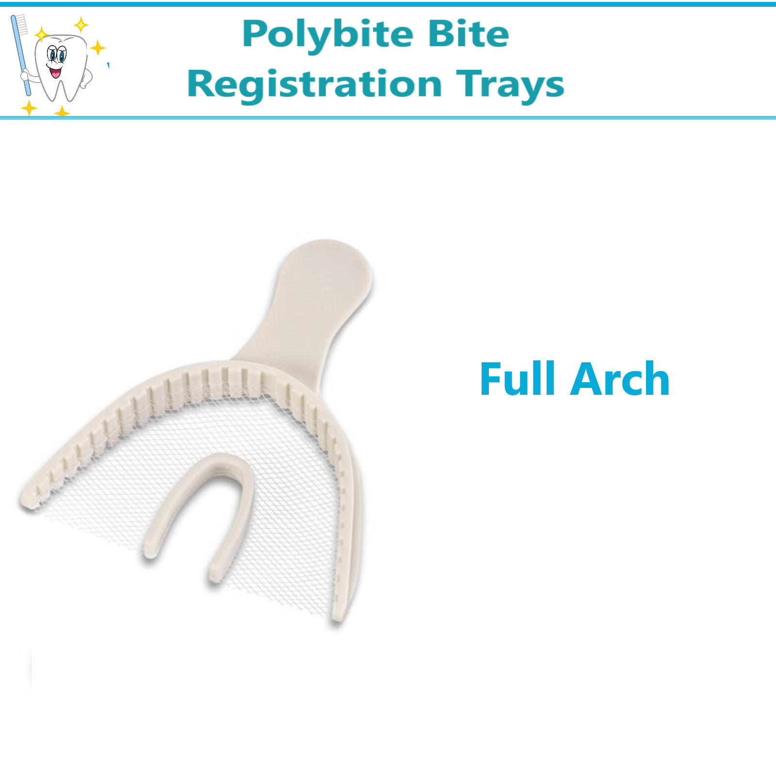VPS Impression Bite Registration Trays Triple Tray Mold Choose Size, 50-100/PK