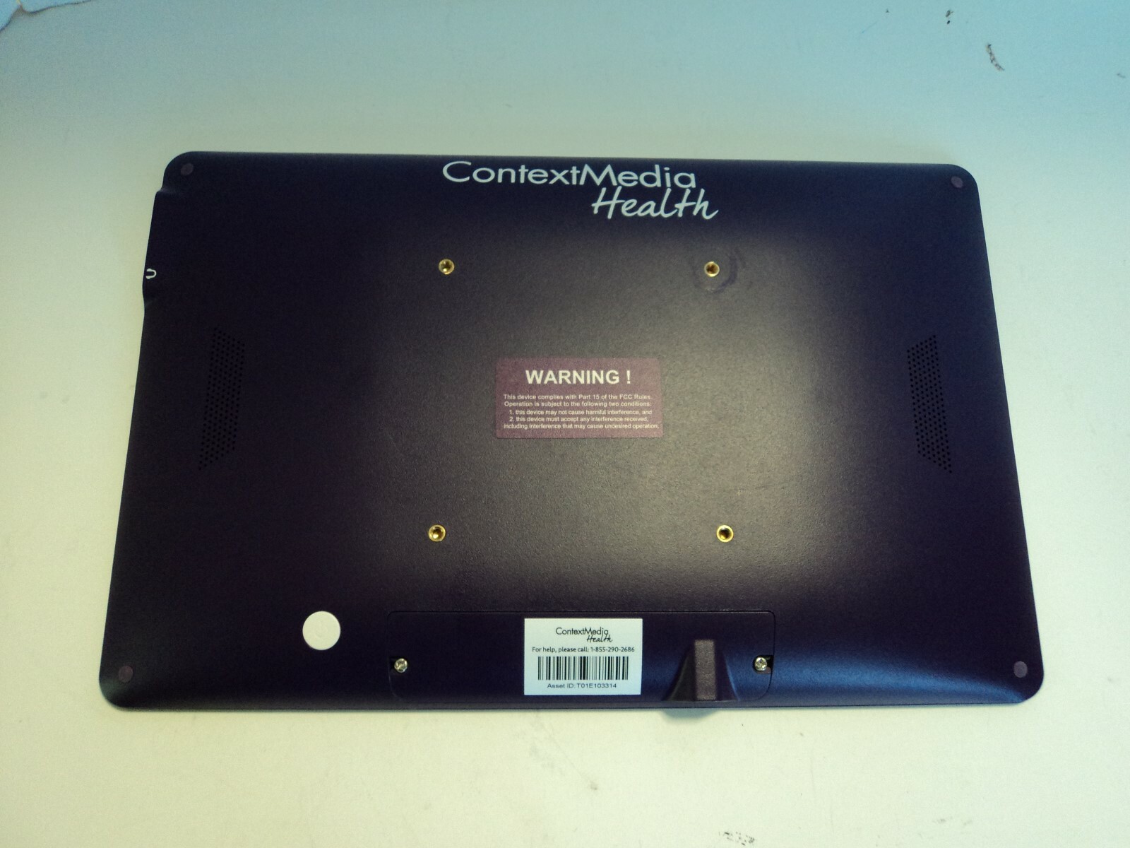 ContextMedia Health, # SKU: P-TAB-104-ELC-01,Examroom Tablet, Pre-Owened