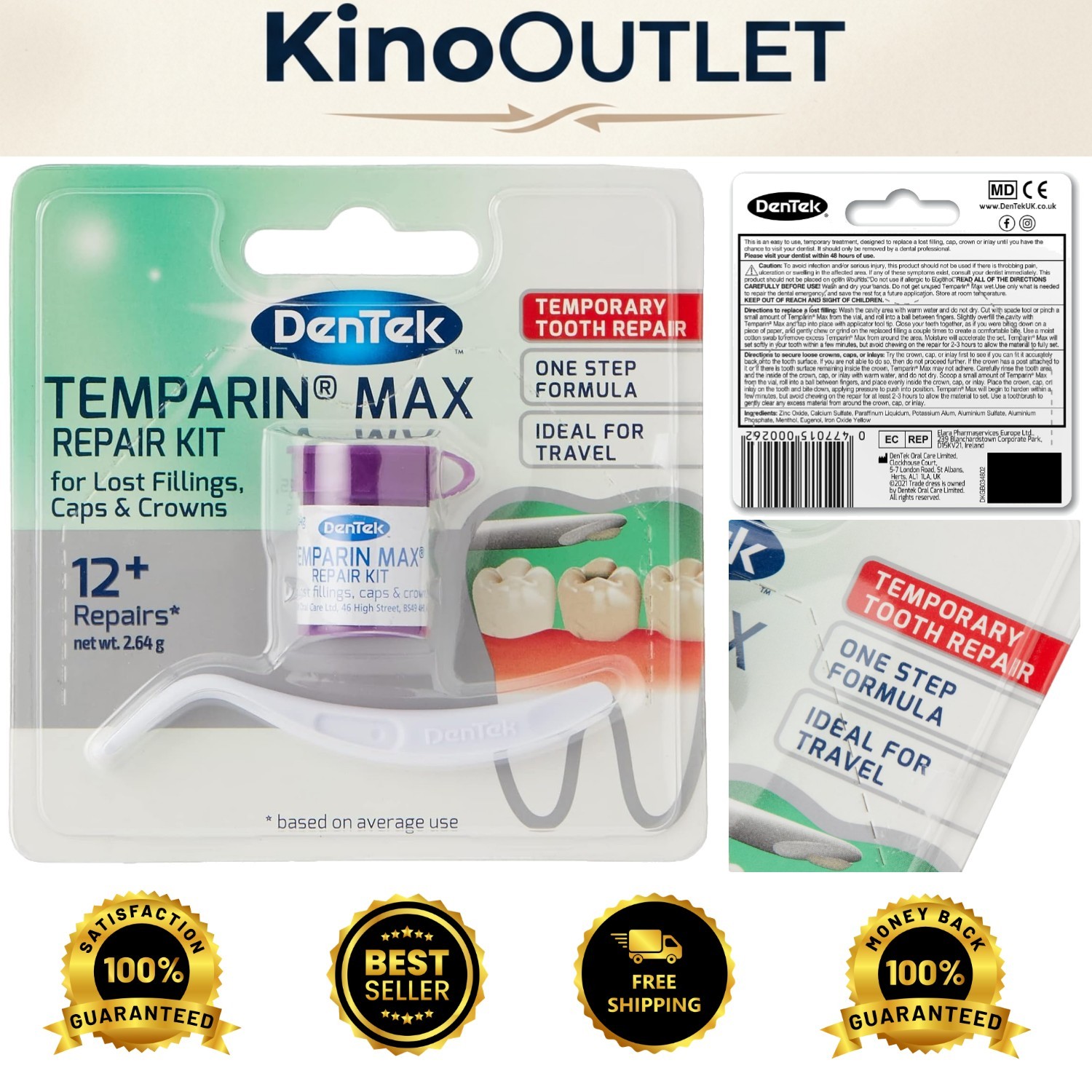 Revolutionary Temporary Tooth Filling by Temparin – Dentist-Approved Wand