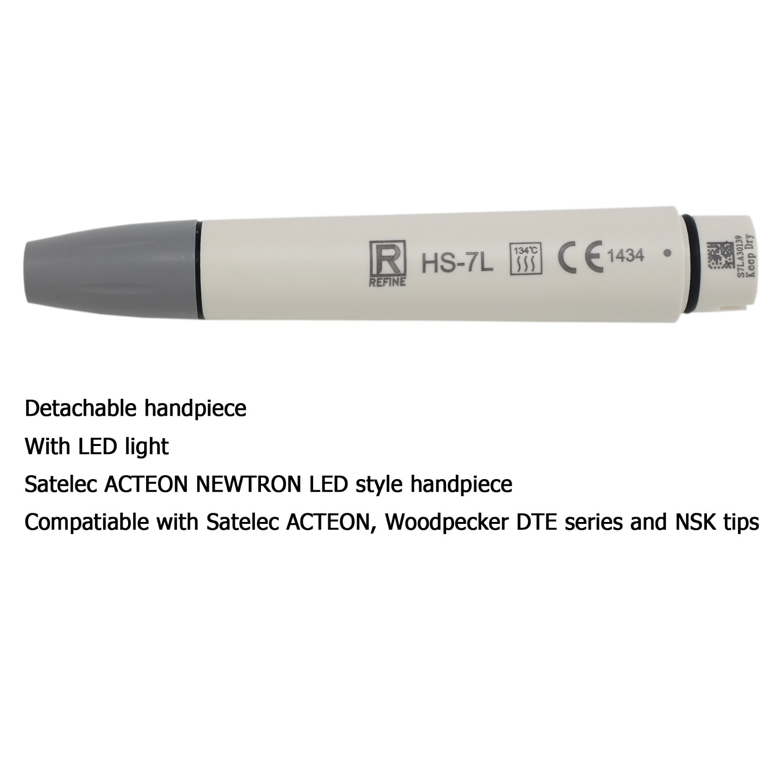 Dental Ultrasonic Piezo Scaler ACTEON Newtron P5 LED Handpiece Satelec Tips H3
