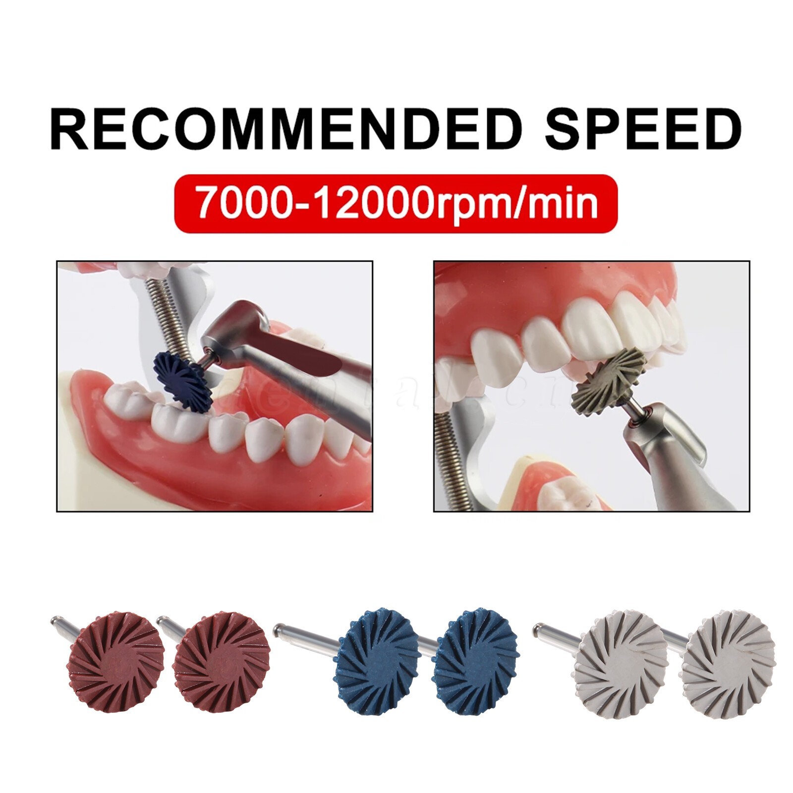 1-5Boxes Dental Polish Kit Composite Resin Polishing Disc Spiral Polish Wheel po