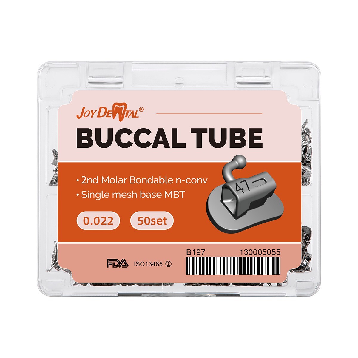 Dental Ortodoncia Tubos bucales de MBT 022 2do Molar Bondable Non-Convertible