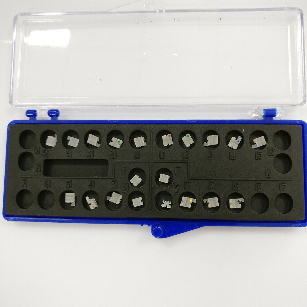 5XDental Orthodontic Ceramic MINI Brackets Clear Braces Roth MBT 018 022” 3/345