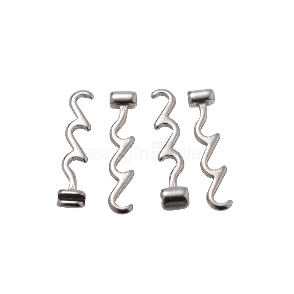 Dental Orthodontic Crimpable hooks Long/Short/Left/Right/Cross/Stops For bracket