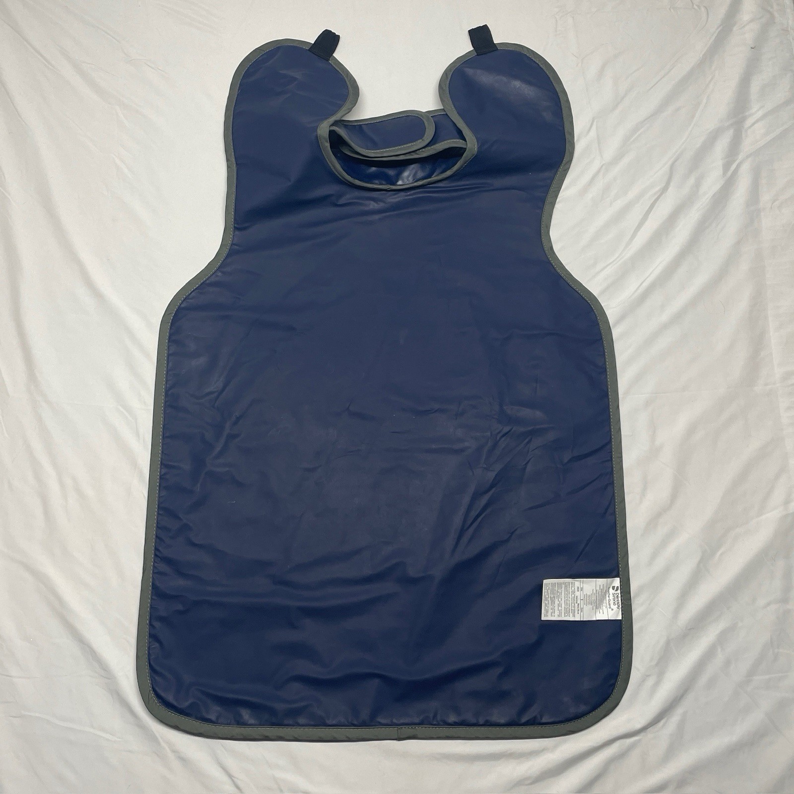 Dentsply Sirona ADULT Sooth-Guard Navy Blue Lead-Lined Apron with Collar