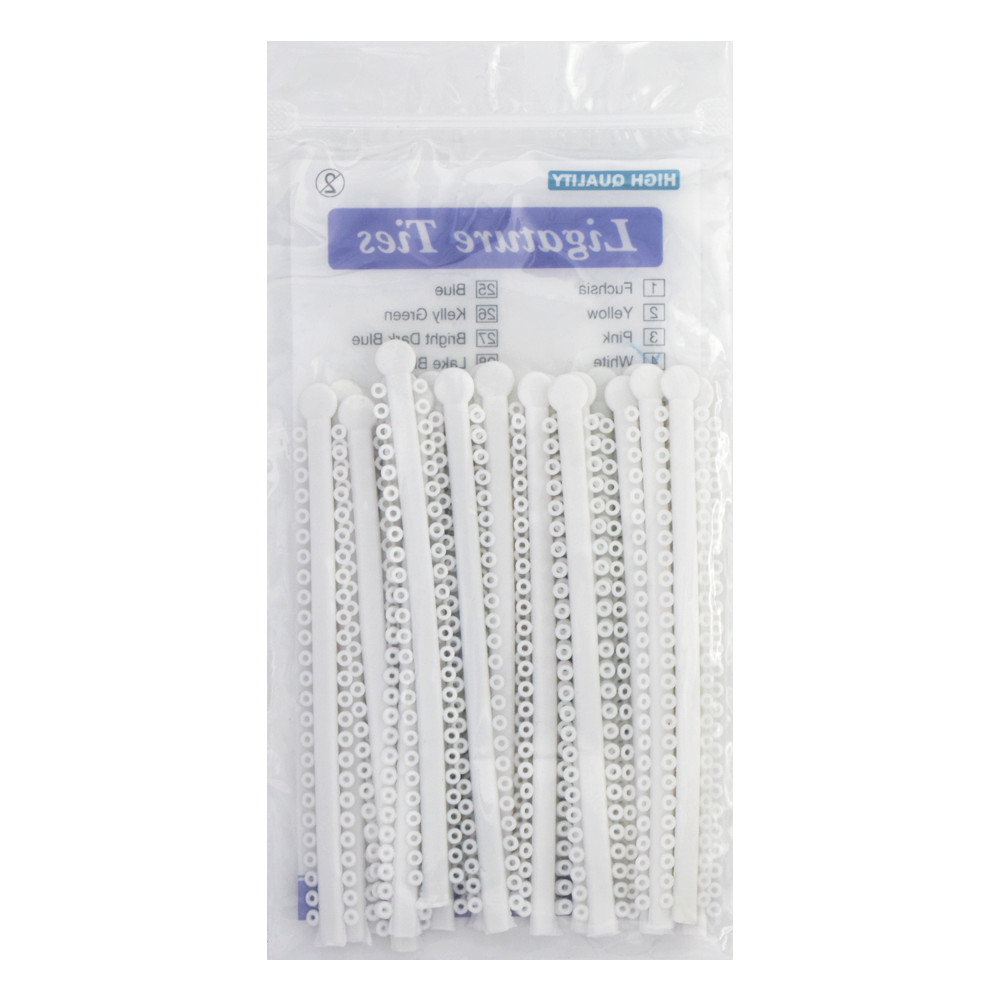 1000Pcs Dental Lab Orthodontic Treatment Ligature Ties Elastic Bands O-Rings Kit
