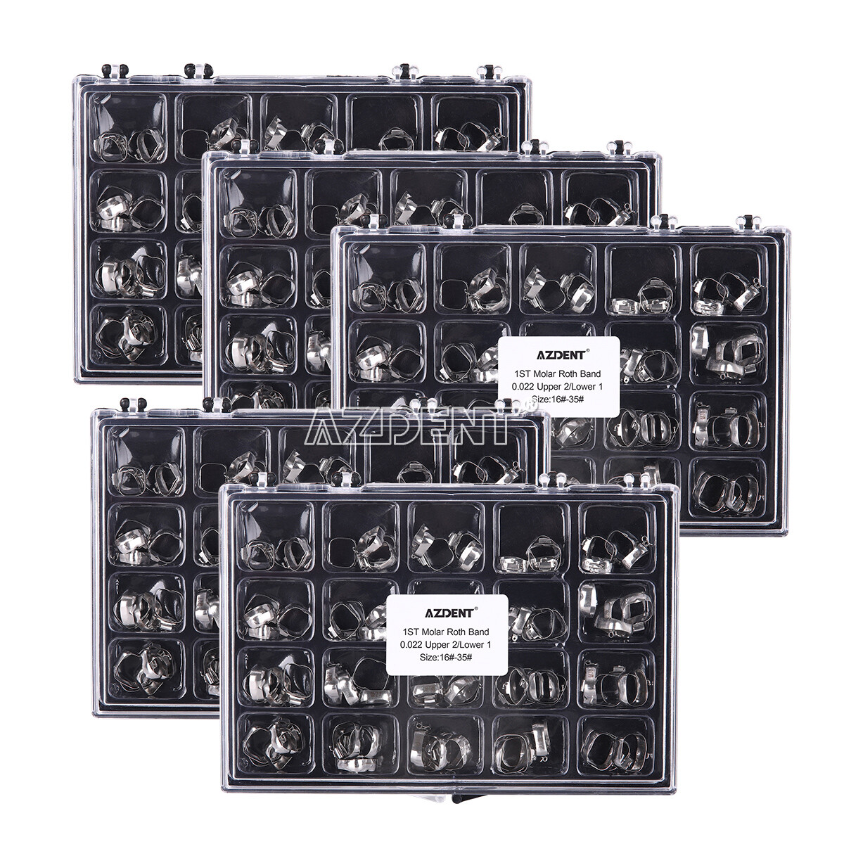 Dental Orthodontic Buccal Tubes 1st Molar Band Bracket Brace Roth 022 16#-35#