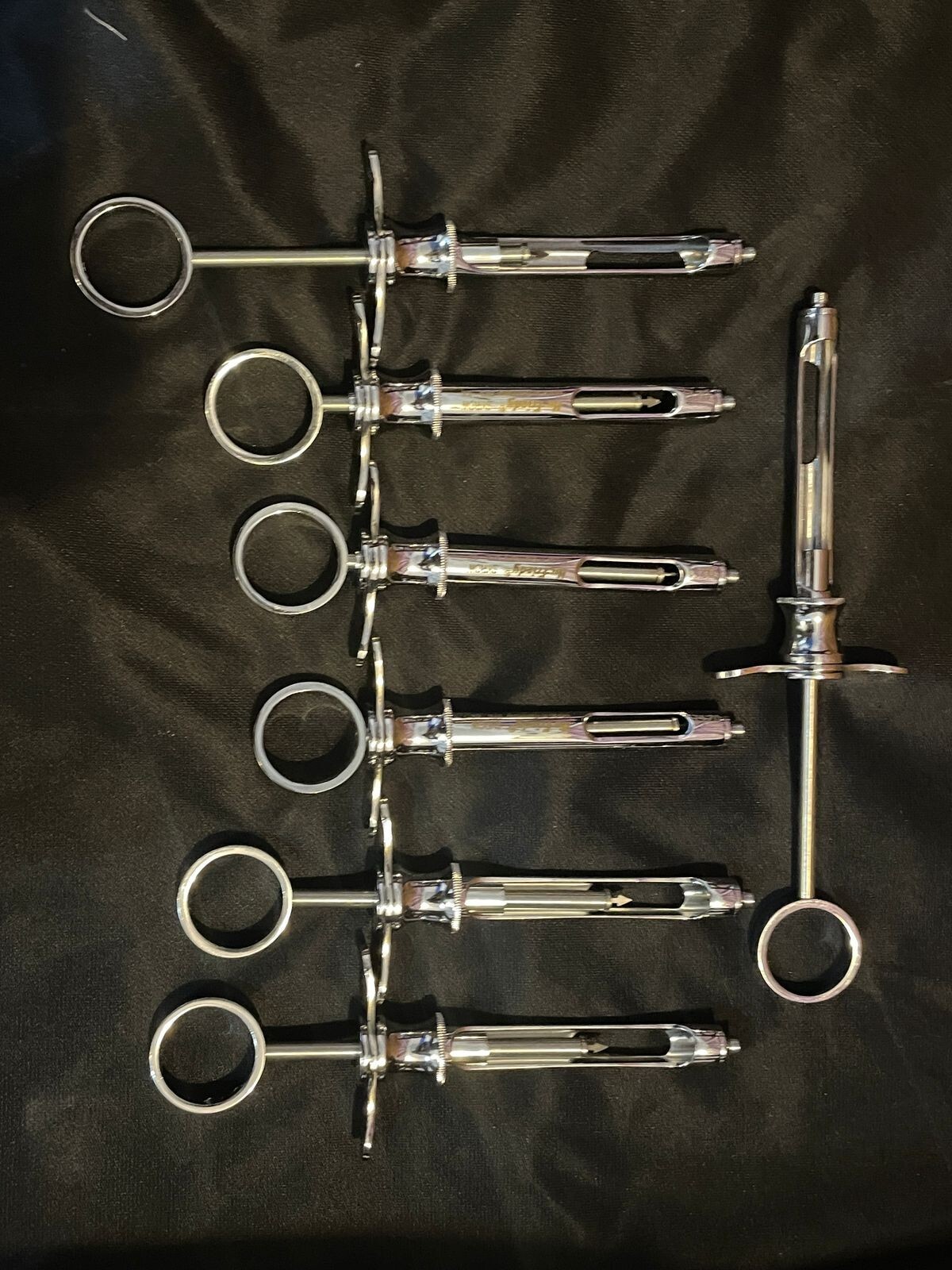 Lot of 5 Hu-Friedy CW Style Dental Anesthetic Aspirating 1.8ml Syringe SYRCW