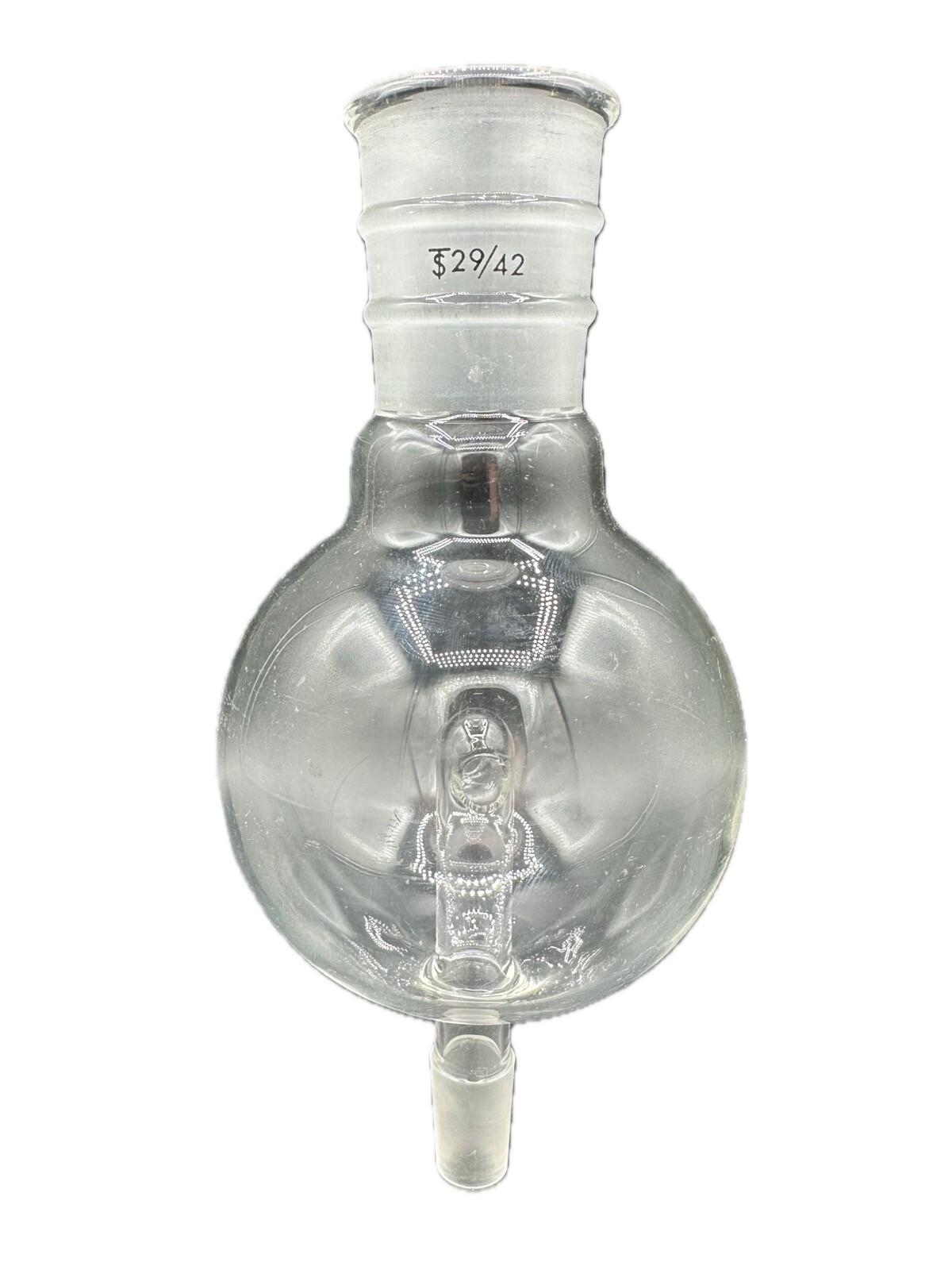 Lab Glass 250mL Bump Trap Drain Holes 29/42 Upper Outer 14/20 Lower Inner Joints