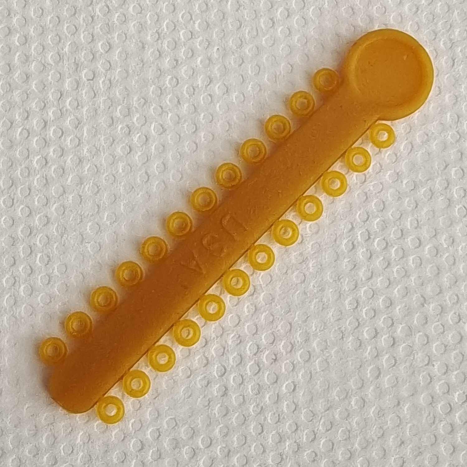 Dental Ligature Ties Orthodontics Elastic Golden Color Rubber Bands 1008Pcs/Pack