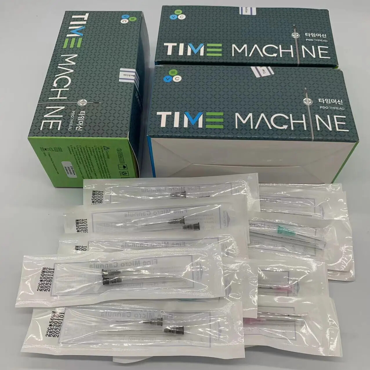 50pcs/Box Blunt-tip Cannula for filler injection acid facial slight blunt needle