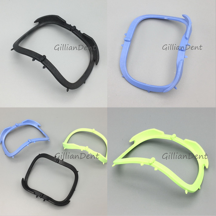 Dental Rubber Dam Sheet Frame Brackets Light Plastic/Foldable/S.S. Frames Tool