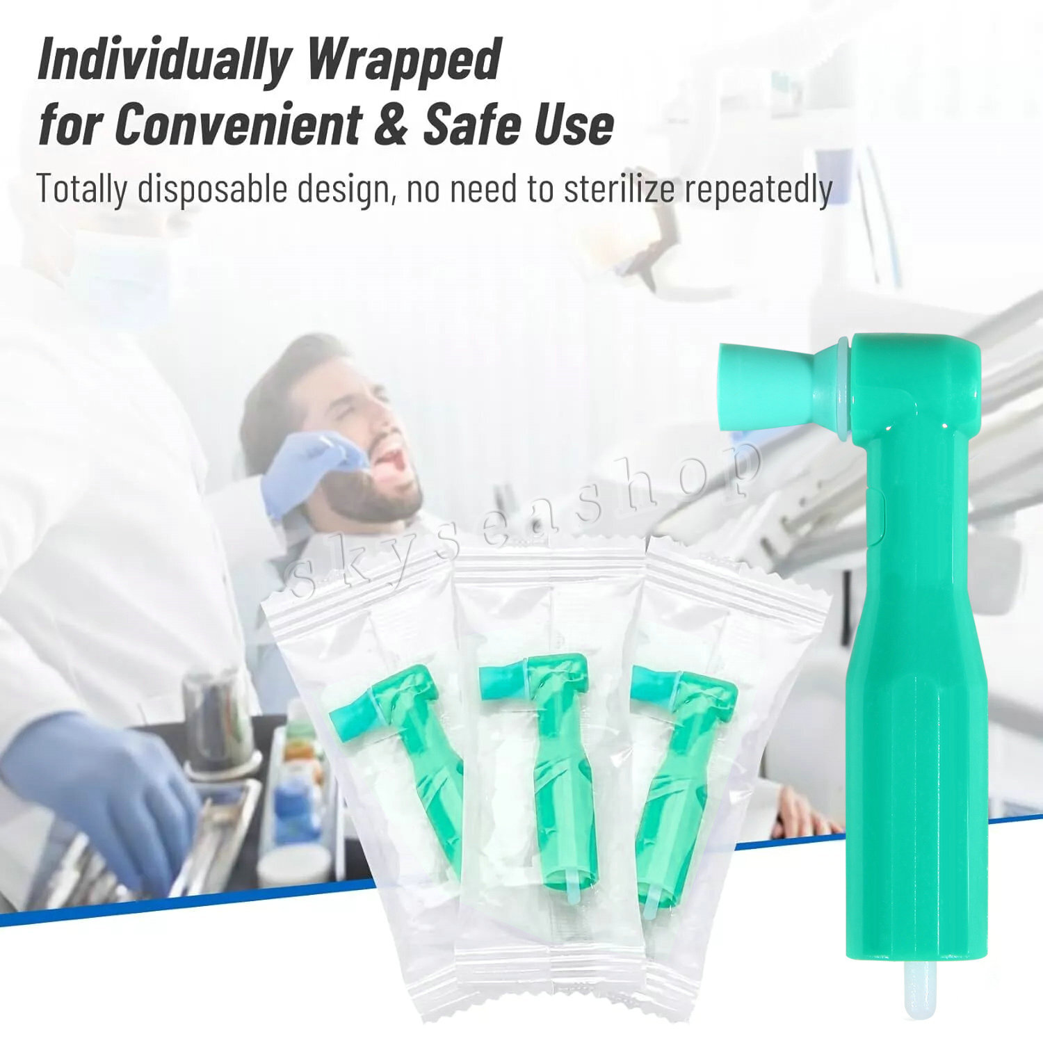 100-1000pcs Prophy Angles Soft Cups Top Quality Dental Disposable P Angle