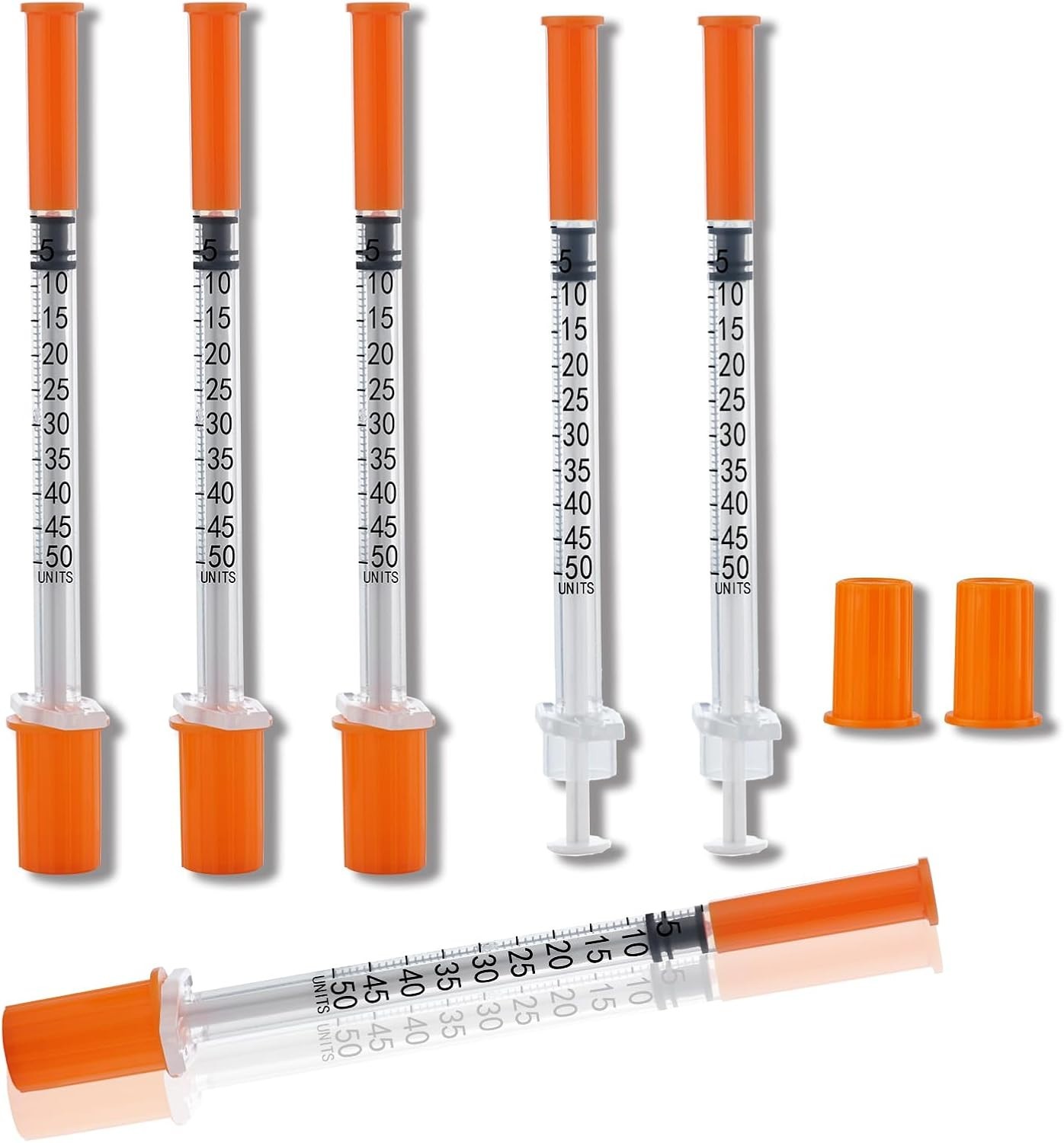 Disposable Syringe 100 Pack – 29G 0.5ml Individually Wrapped