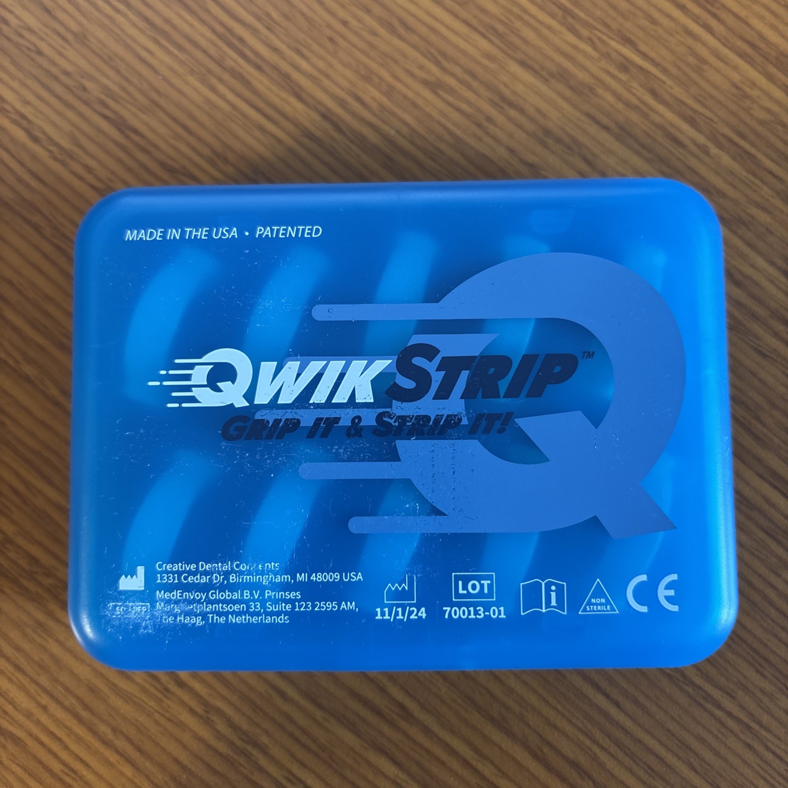 Qwikstrip™ IPR Finishing Strips White Single Sided 0.05mm 10PCS #QS-SER