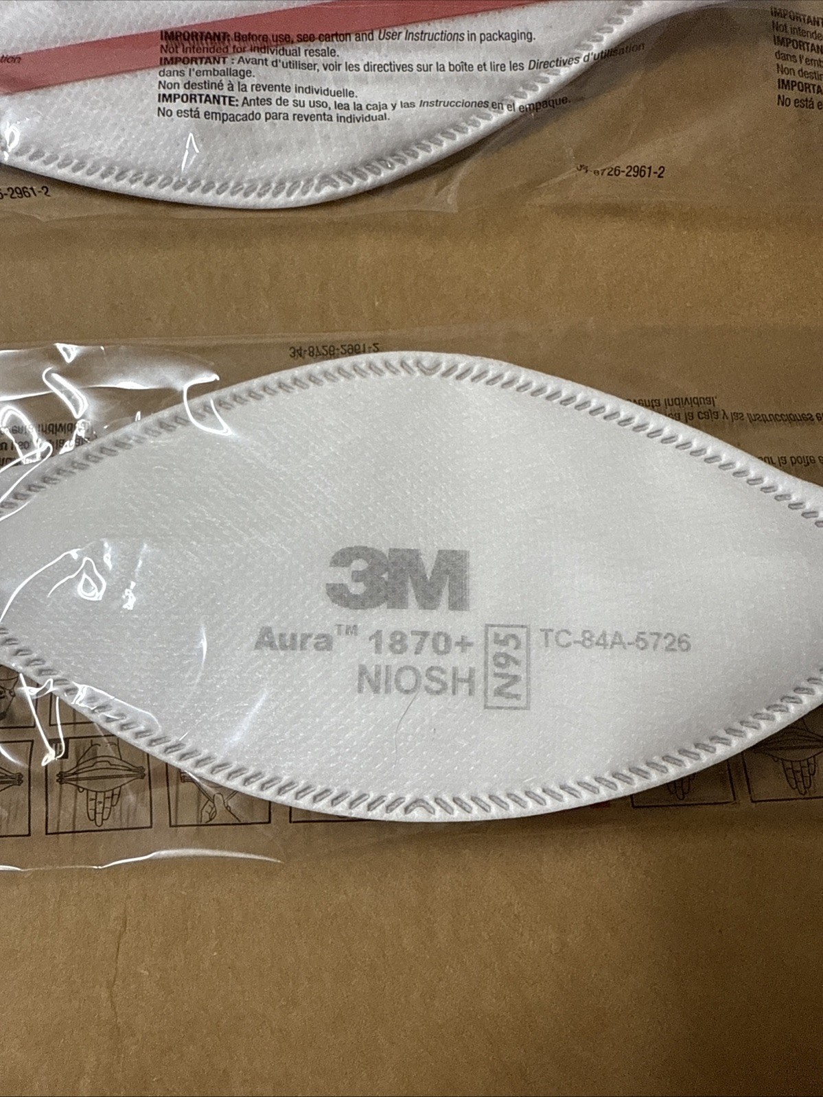 3m Aura 1870+ N95 Mask – Bag of 20 masks