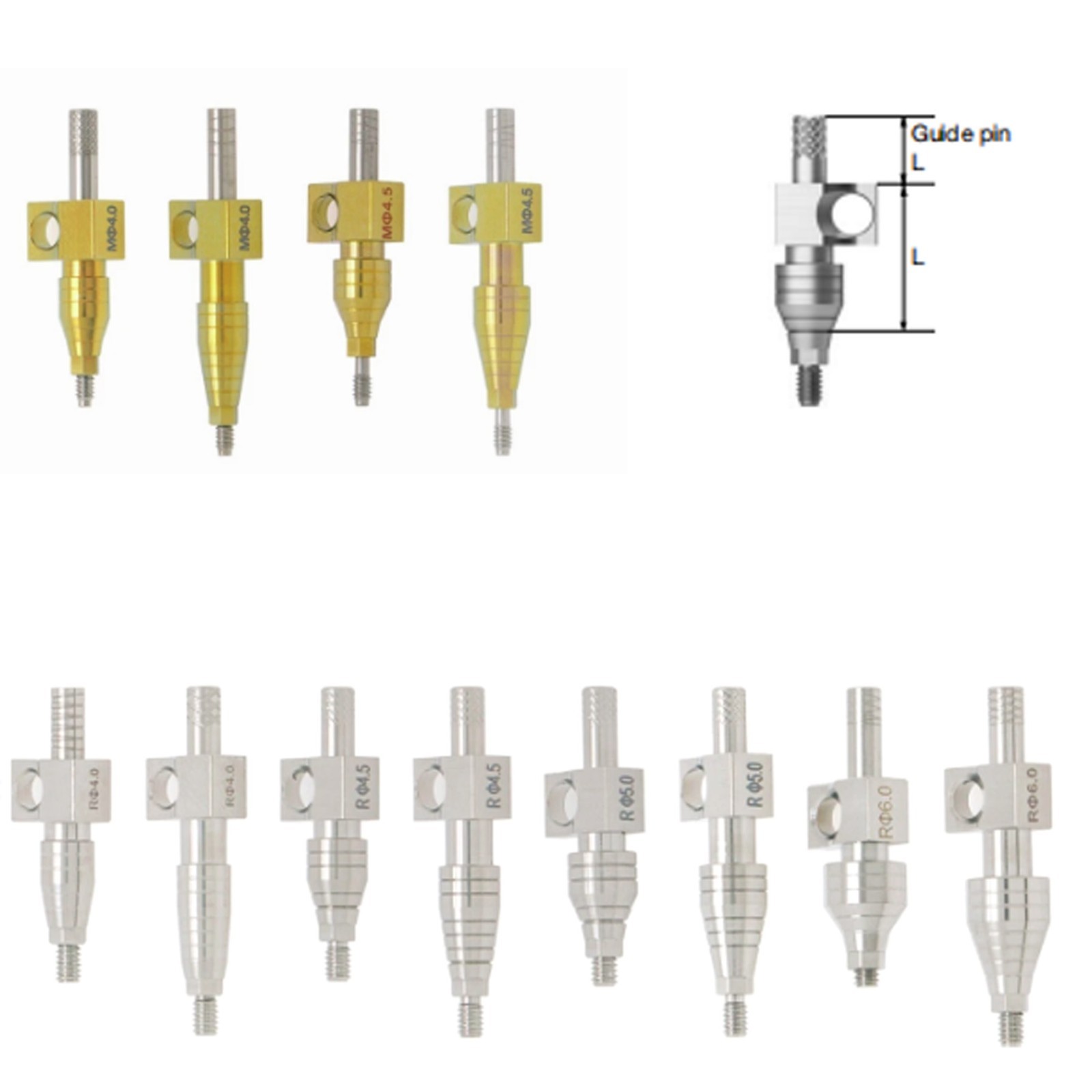 Hiossen ET Open/Close Tray Transfer Impression Coping Fits Mini/Regular implants