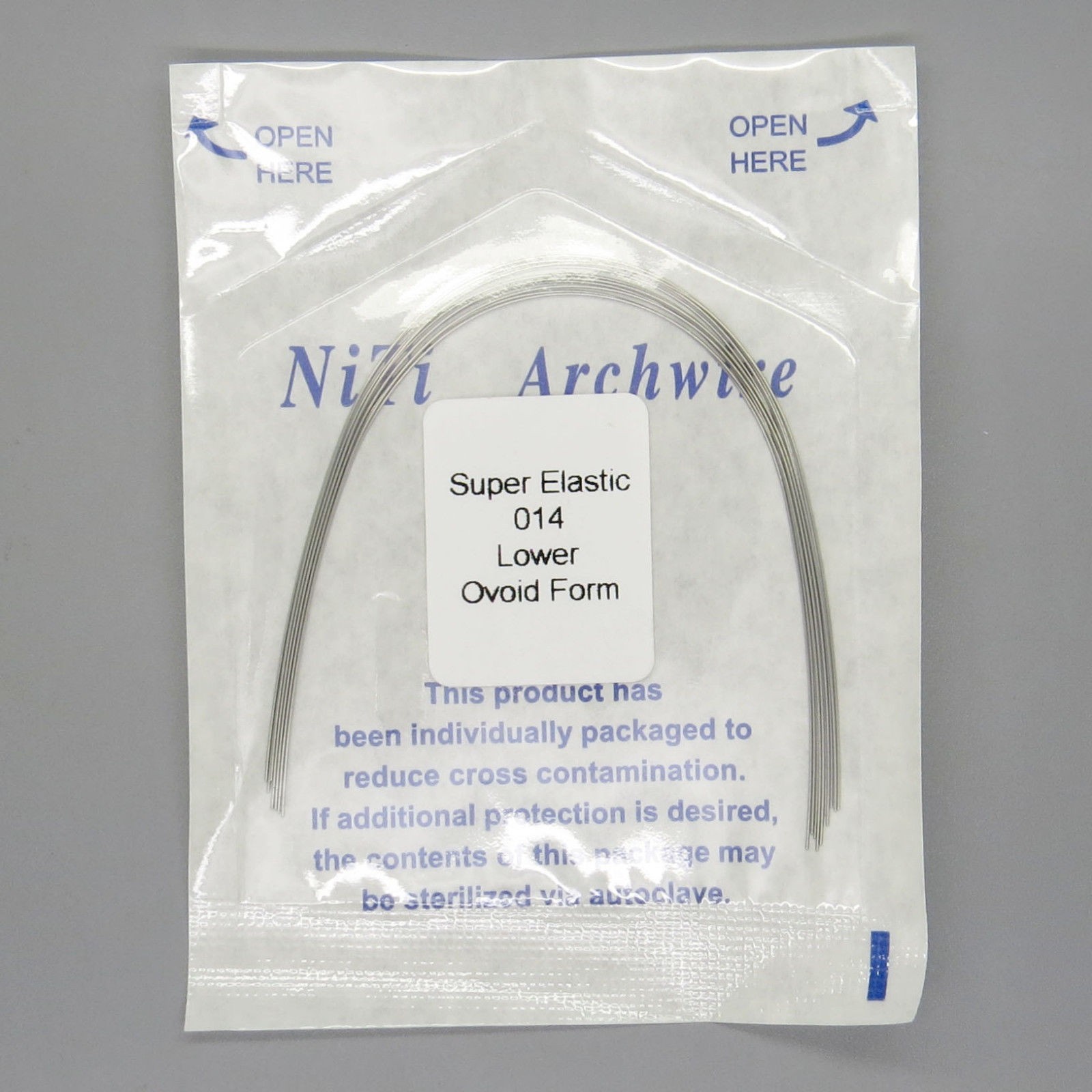 Dental Orthodontic Ligature Ties Elastics Rubber Bands /Round Niti Archwire