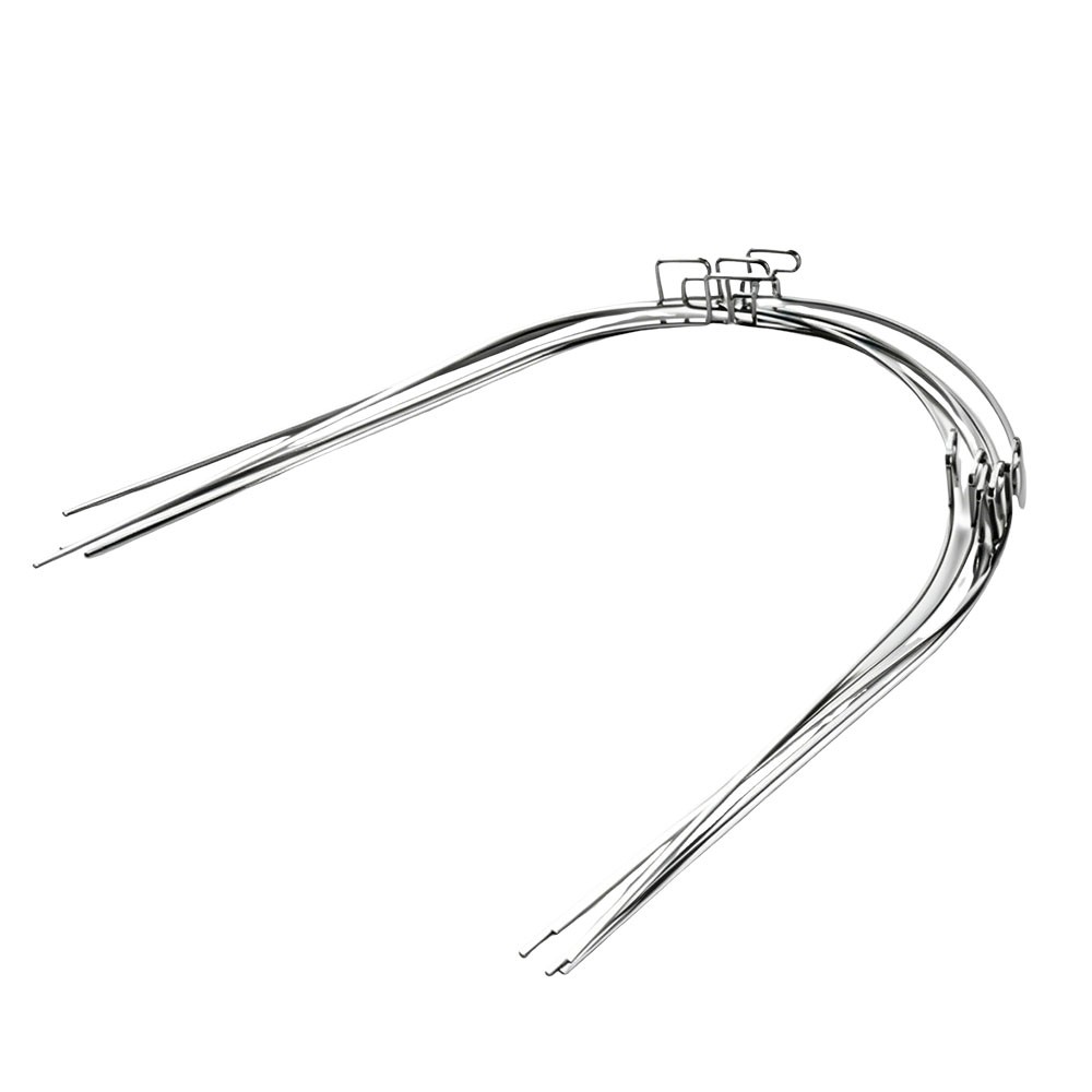 5Pcs New Dental Orthodontic Wrap Around Retainer Hawley Stainless Steel T Loop