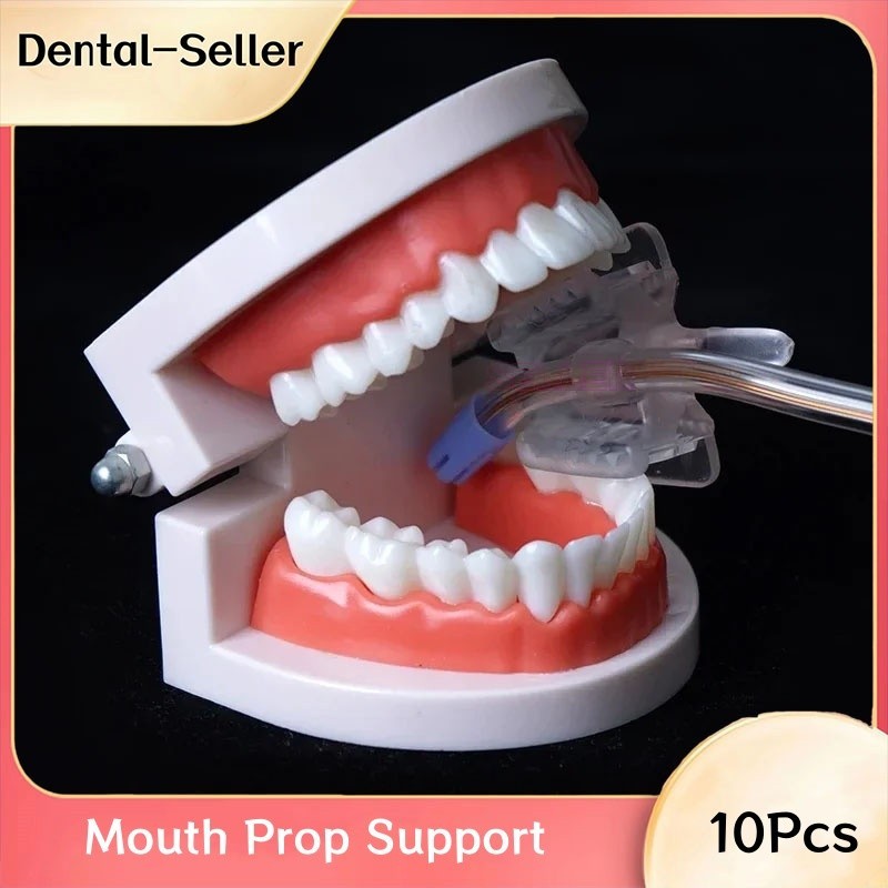 Dental Silicone Mouth Support Holding Saliva Ejector Suction Tip Occlusal Pad